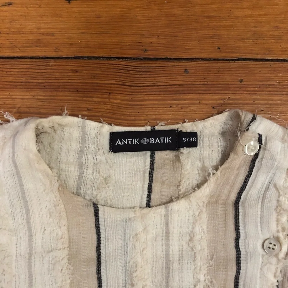 ANTIK BATIK blouse cream s/38 - Picture 2 of 10